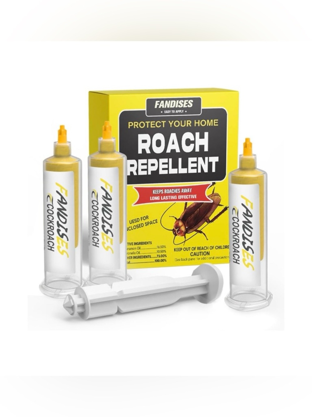 Roach Away, Easy to Use, Indoor & Outdoor Use, 3P